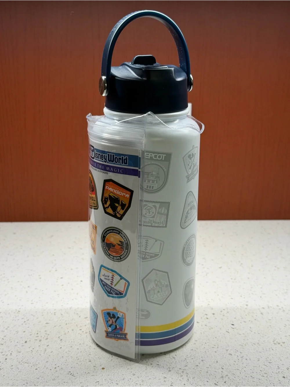 NEW 2026 DISNEY WORLD DISCOVER THE MAGIC PARK ICONS 1 LITER TUMBLER / STICKERS